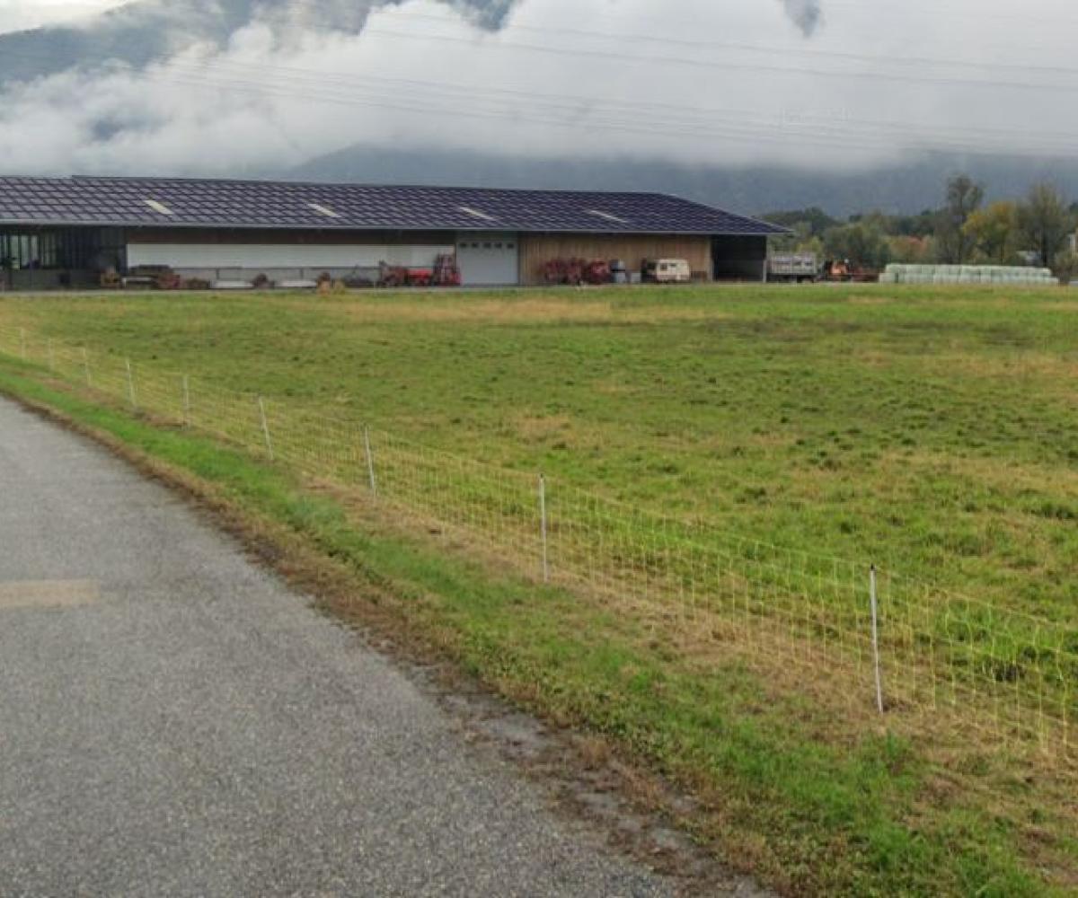 Toiture solaire 440 kVA - Aiton - Installation photovoltaïque en toiture d’un bâtiment agricole - Cayrol Energie