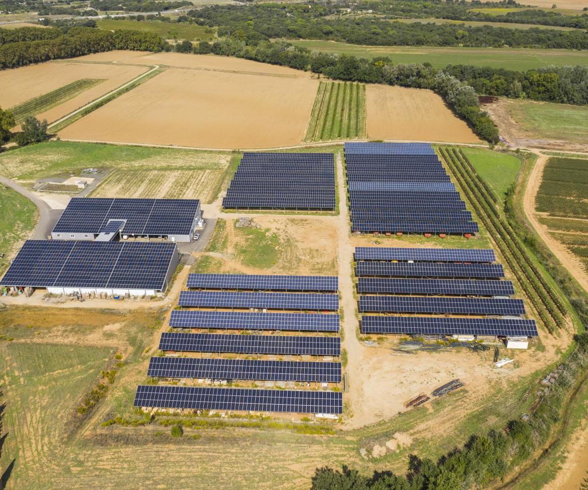 Star Soleil : Ombrières à Saint Jean de Libron - Cayrol Energie
