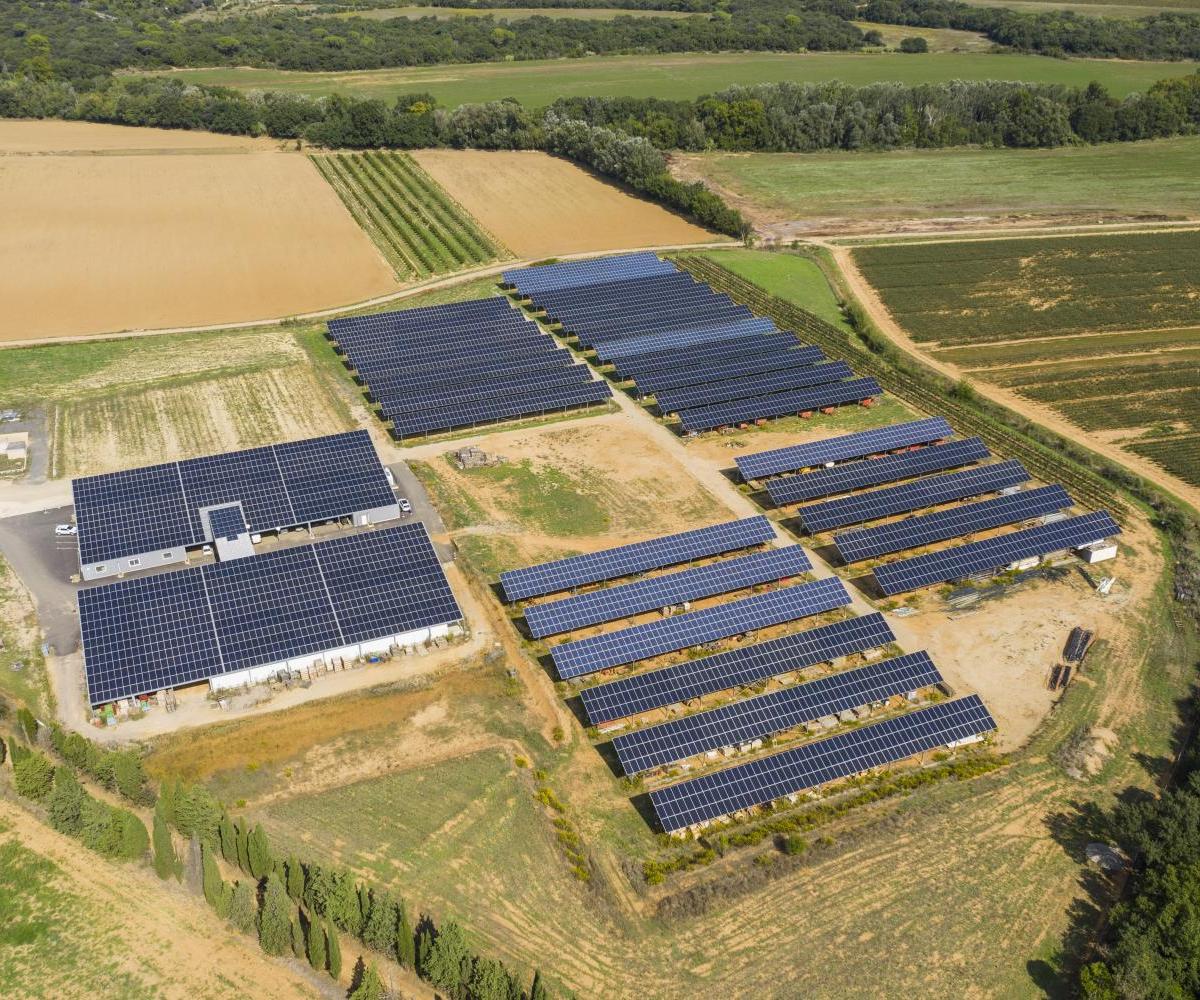 Star Soleil : Ombrières à Saint Jean de Libron - Cayrol Energie