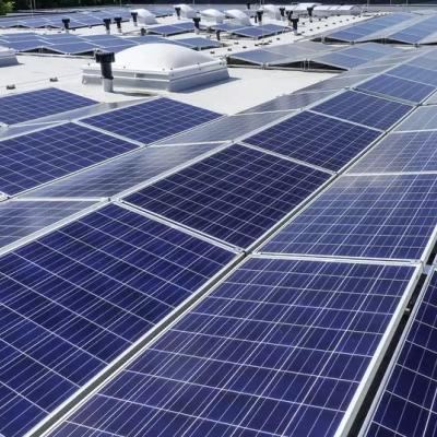 Toiture solaire 220 kVA - Bessèges - Construction d’une installation photovoltaïque sur toiture plate - Cayrol Energie